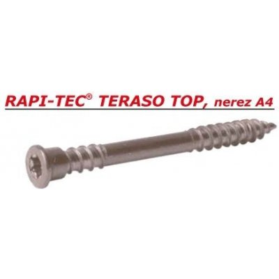 RAPI-TEC® Vrut RAPI-TEC TERASO TOP 5,5 X 50 mm, nerez A4 – Hledejceny.cz