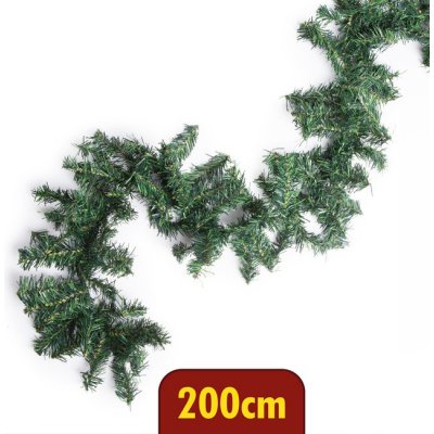 Vánoční girlanda s ohýbatelnými větvičkami 200 cm – Hledejceny.cz