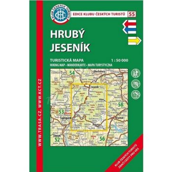 Soubor map 55 Hrubý Jeseník 1:50 000