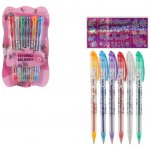 Wiky Gelové pero tetovací 6 ks plast + šablony na kartě 10x18x1cm – Zboží Dáma