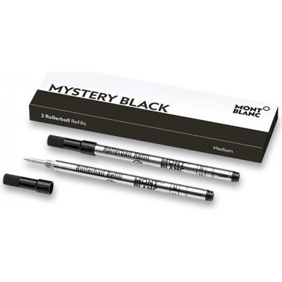 Montblanc Náplň do rolleru M 2 ks mystery black 128231 – Zboží Dáma