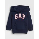 Gap Baby mikina fleece logo Tmavě modrá – Zboží Dáma