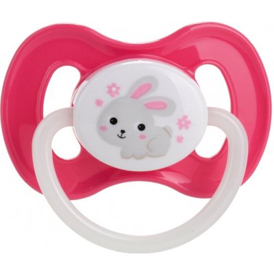 Canpol babies Bunny and Company šidítko kaučuk třešinka růžová se zajíčkem – Zboží Dáma