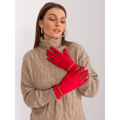 Elegantní rukavice at-rk-238601.78-red