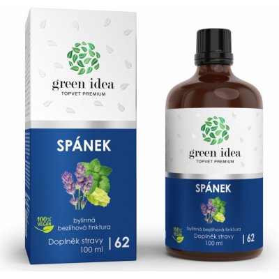 Green idea Spánek bezlihová tinktura 100 ml – Hledejceny.cz