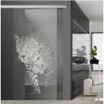Glasdesign Jaguar skleněné posuvné dveře LG 102,5 x 205 cm – Sleviste.cz