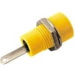 Zdířka pro banánek izolovaná žlutá – Hledejceny.cz