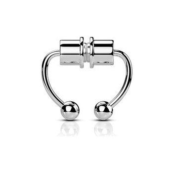 Šperky4U falešný septum piercing do nosu NS0048-ST