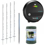 fencee Sada pro elektrický ohradník pro velké psy, koně a poníky, skot - DUO zdroj - lanko 250 m – Hledejceny.cz