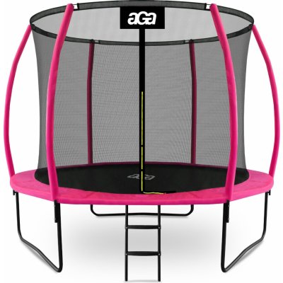 Aga SPORT EXCLUSIVE 305 cm růžová + ochranná síť + žebřík – Zboží Dáma