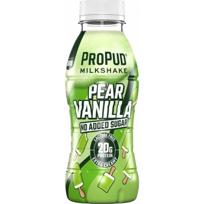 NJIE ProPud protein milkshake bez laktozy hruška a vanilka 330 ml