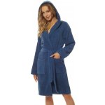 L&L dlouhý dámský župan NAVY frotte – Zbozi.Blesk.cz