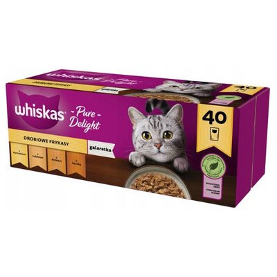 Whiskas Potr Pure Delight s drůbežím masem 40 x 85 g