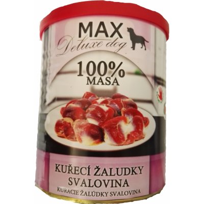 Max Deluxe Dog kuřecí žaludky svalovina 400 g – Zbozi.Blesk.cz