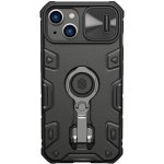 Pouzdro Nillkin CamShield Armor Pro Case iPhone 14 Pro Pancéřové kroužek stojánku u černé – Zboží Mobilmania