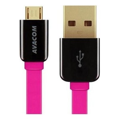 Avacom DCUS-MIC-120P USB - Micro USB, 120cm, růžový – Zbozi.Blesk.cz