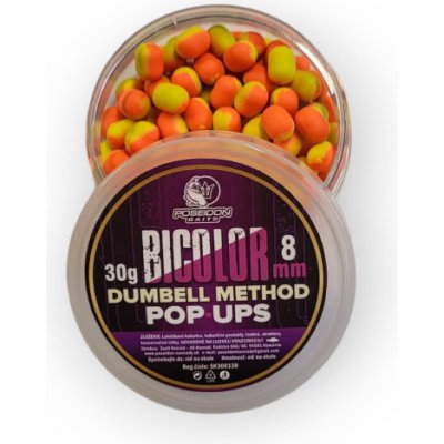 Poseidon Baits Biocolor Dumbell Method Pop-ups 8mm 30g - MANGO CHILLI – Zboží Mobilmania
