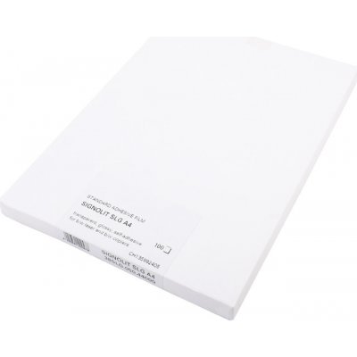 Signolit SLG A4 - Čirá samolepící folie pro barevné kopírky (Signoli-SLG-A4) – Zboží Dáma