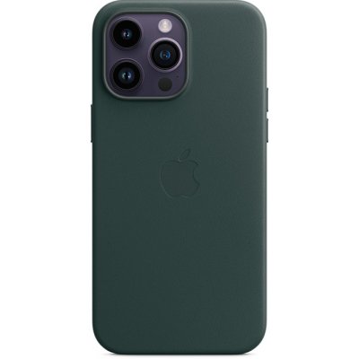 Pouzdro AppleMix Apple iPhone 14 Pro Max - MagSafe - kožené - piniově zelené