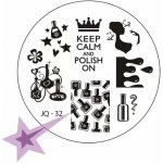 Starnails Razítkovací destička JQ32 Lak na nehty krása – Zboží Dáma