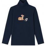 Wolf and Wolfie S2546 dívčí rolák tmavě modrá – Sleviste.cz