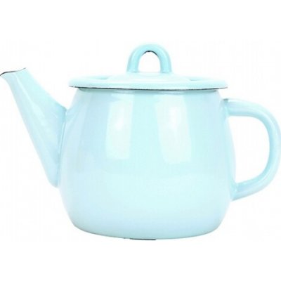 Novomoskovskaya posuda Smaltovaná konvice 1 l tyrkysová 00000-I270714 – Zboží Dáma
