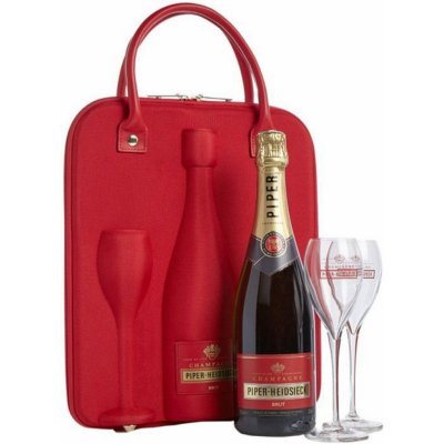 Piper Heidsieck Brut NV 2 Flutes Travel Gift Pack