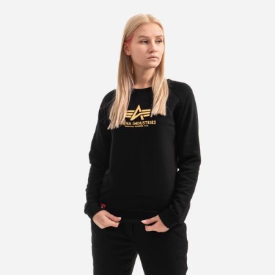 Alpha Industries New Basic Sweater Wmn Foil Print 196031FP 583 – Zboží Mobilmania