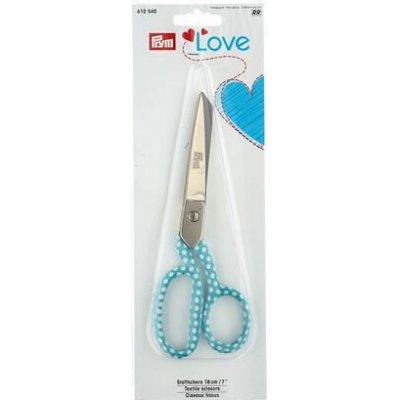 Nůžky krejčovské PRYM LOVE 18 cm tyrkys – Zboží Dáma