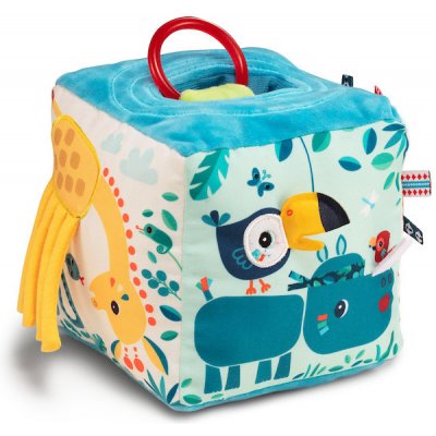 Lilliputiens textilní kostka s aktivitami džungle – Zboží Dáma