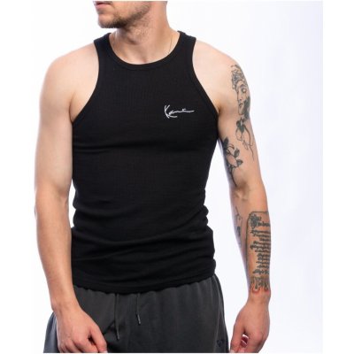 Karl Kani chest Signature Essential Waffle Tanktop Black – Hledejceny.cz