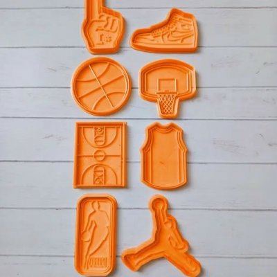 Sada vykrajovátek - Basketball Velikost: 8-10 cm – Hledejceny.cz
