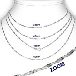 SILVEGO Stříbrný jemný řetízek Singapur točený TTT30SING – Zboží Dáma