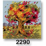 Stoklasa Vyšívací předloha 70244 2290 strom podzim červeno-zelená 15x15cm – Hledejceny.cz