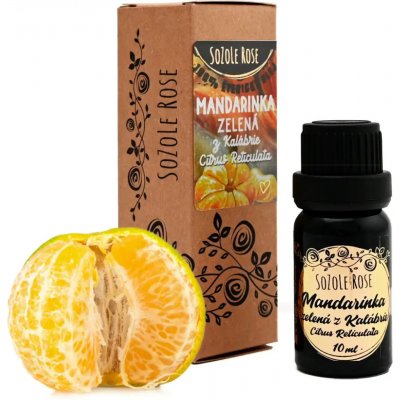 SoZoLe Rose Éterický olej Mandarinka zelená z Kalábrie lisovaná 10 ml – Hledejceny.cz