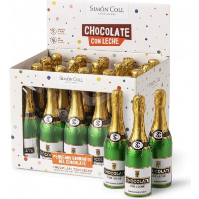 Simón Coll Šampusová čokoládová lahvička 40 g – Sleviste.cz