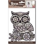 Samolepky na zeď SLK-0909 sova 14,5 x 16 cm IMPOL TRADE – Zboží Dáma