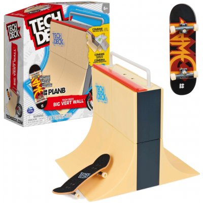 Tech Deck rampa Big Vert Wall s fingerboardem – Hledejceny.cz