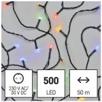Emos D4AM06 LED řetěz multicolor 50m – Hledejceny.cz