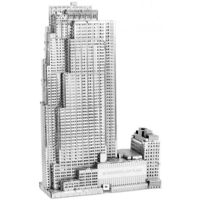 Metal Earth 3D puzzle Rockefeller Plaza (GE Building) 29 ks – Hledejceny.cz