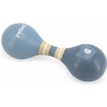 Viga dřevěná dvojitá rumbakoule Slon modrá – Zboží Dáma