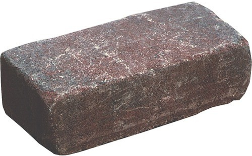 Betonová cihla lícová 1 rumplovaná 24 x 11,5 x 7 cm červenočerná