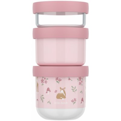 Little Dutch Kelímky na svačinu stohovací 3 ks Fairy Garden – Zboží Dáma