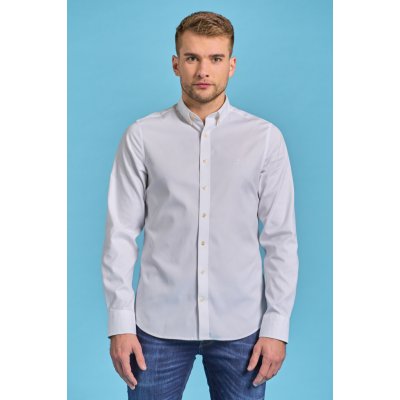 Gant pánská košile slim OXFORD CLU BD bílá – Zboží Mobilmania