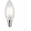 Žárovka Paulmann LED svíčka 3 W E14 mat teplá bílá