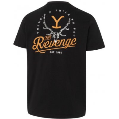 Stars & Stripes Unisex tričko YELLOWSTONE For Revenge black – Zboží Dáma