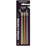 HERBADENT STAR Zubní kartáčky s velmi jemnými vlákny 3 ks – Hledejceny.cz