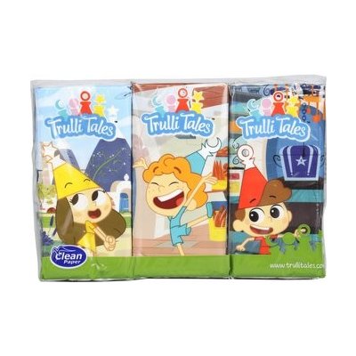 Trulli Tales papírové kapesníčky s potiskem 4-vrstvé 6 ks – Zboží Dáma