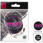 Delphin Návazec Fluorocarbon BOMB! s obratlíkem a karabinkou 18 kg 45 cm 2 ks – HobbyKompas.cz