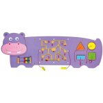 Viga Toys senzorická manipulační deska hroch – Sleviste.cz
